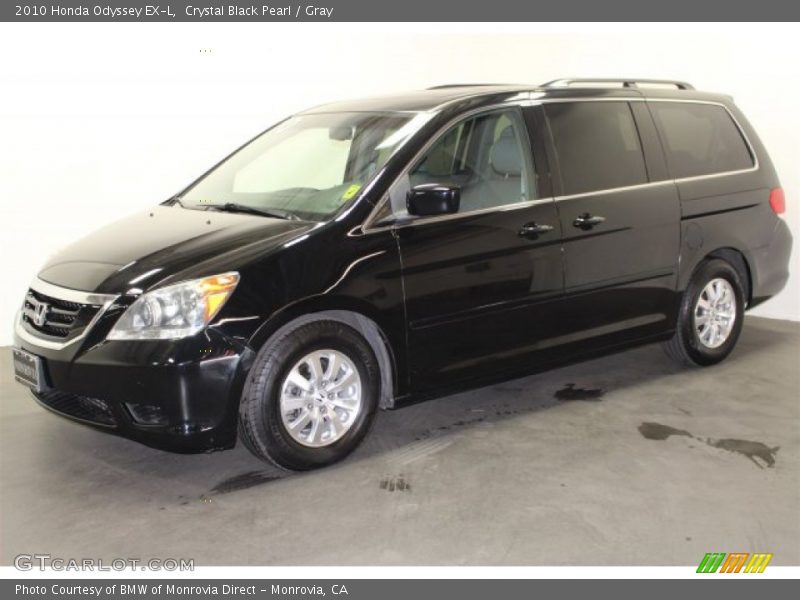 Crystal Black Pearl / Gray 2010 Honda Odyssey EX-L
