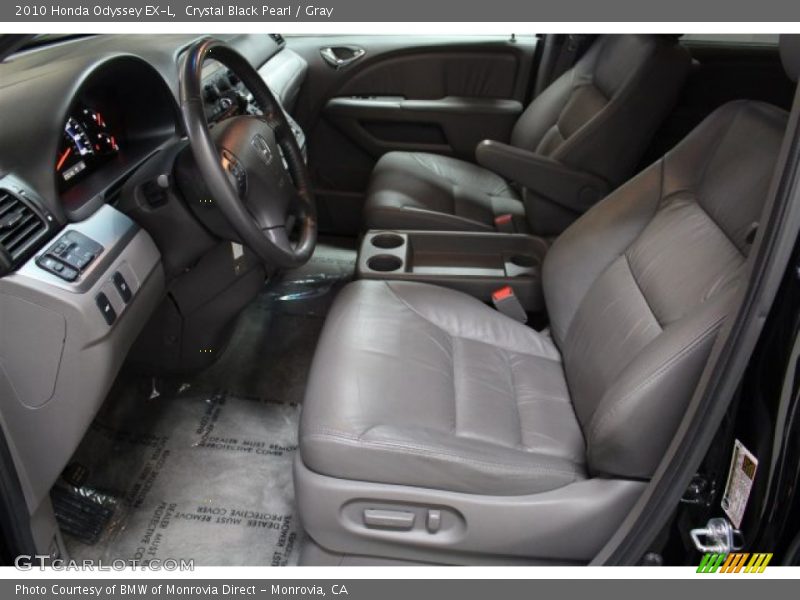 Crystal Black Pearl / Gray 2010 Honda Odyssey EX-L
