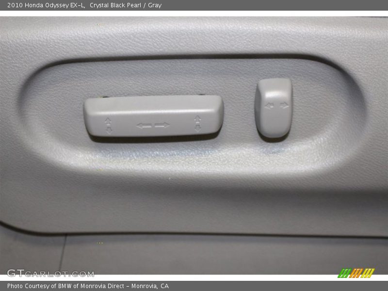 Crystal Black Pearl / Gray 2010 Honda Odyssey EX-L