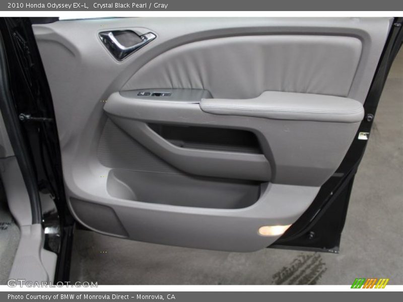 Crystal Black Pearl / Gray 2010 Honda Odyssey EX-L