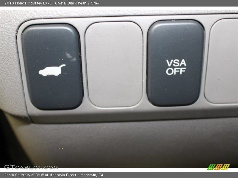 Crystal Black Pearl / Gray 2010 Honda Odyssey EX-L