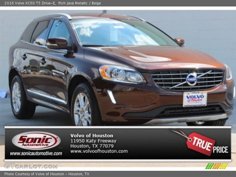 Rich Java Metallic / Beige 2016 Volvo XC60 T5 Drive-E
