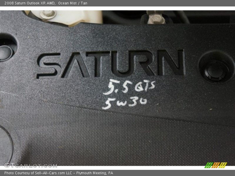 Ocean Mist / Tan 2008 Saturn Outlook XR AWD