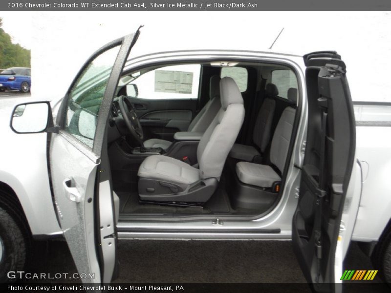 Silver Ice Metallic / Jet Black/Dark Ash 2016 Chevrolet Colorado WT Extended Cab 4x4