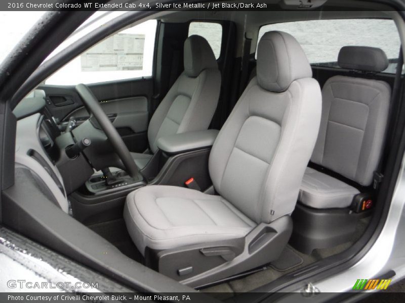  2016 Colorado WT Extended Cab 4x4 Jet Black/Dark Ash Interior