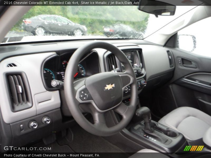 Silver Ice Metallic / Jet Black/Dark Ash 2016 Chevrolet Colorado WT Extended Cab 4x4