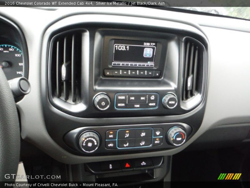 Controls of 2016 Colorado WT Extended Cab 4x4