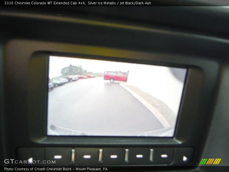 Silver Ice Metallic / Jet Black/Dark Ash 2016 Chevrolet Colorado WT Extended Cab 4x4