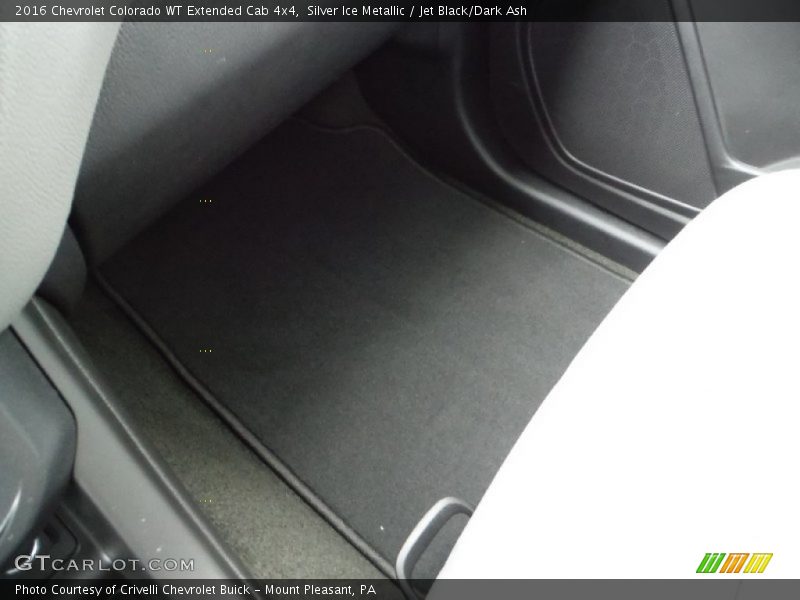 Silver Ice Metallic / Jet Black/Dark Ash 2016 Chevrolet Colorado WT Extended Cab 4x4