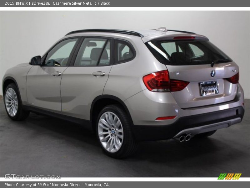Cashmere Silver Metallic / Black 2015 BMW X1 sDrive28i