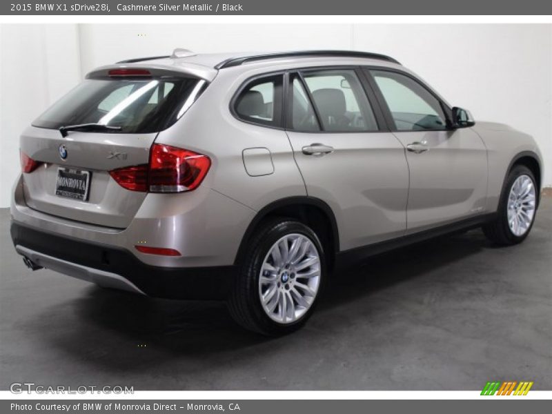 Cashmere Silver Metallic / Black 2015 BMW X1 sDrive28i
