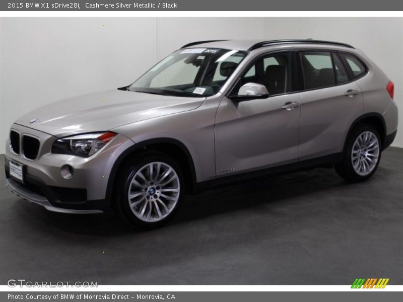 Cashmere Silver Metallic / Black 2015 BMW X1 sDrive28i