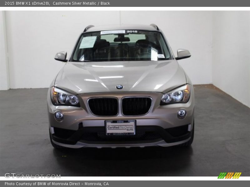 Cashmere Silver Metallic / Black 2015 BMW X1 sDrive28i