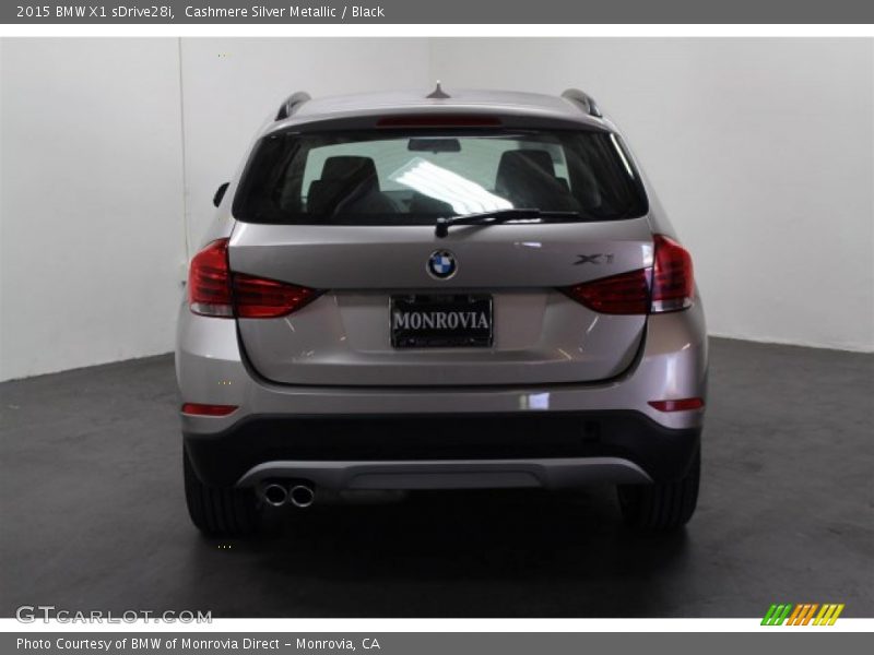 Cashmere Silver Metallic / Black 2015 BMW X1 sDrive28i