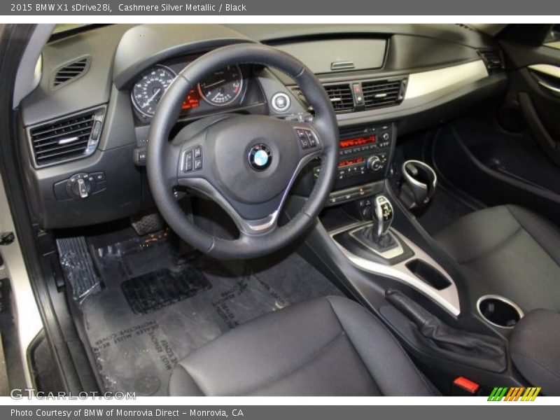 Cashmere Silver Metallic / Black 2015 BMW X1 sDrive28i