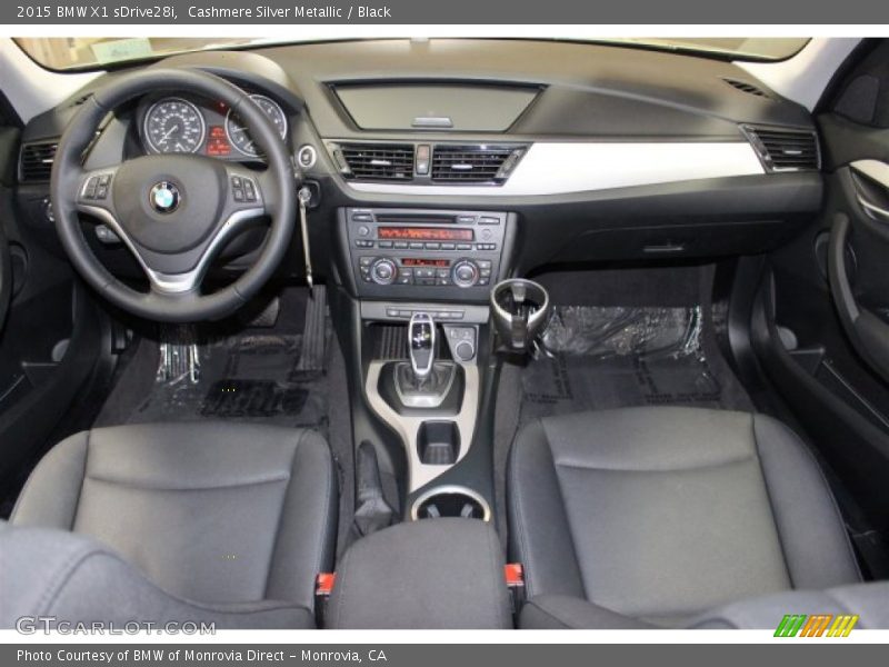 Cashmere Silver Metallic / Black 2015 BMW X1 sDrive28i