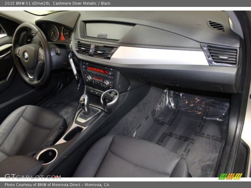 Cashmere Silver Metallic / Black 2015 BMW X1 sDrive28i