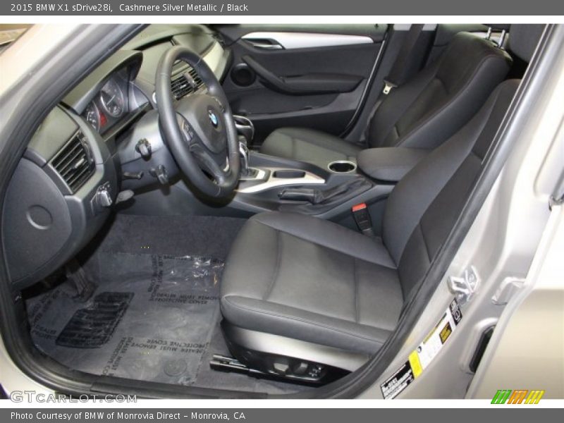 Cashmere Silver Metallic / Black 2015 BMW X1 sDrive28i