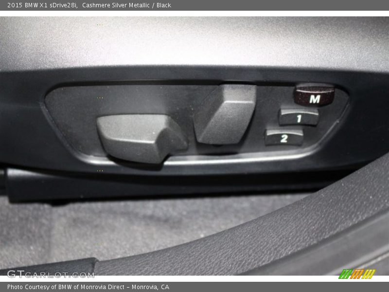 Cashmere Silver Metallic / Black 2015 BMW X1 sDrive28i