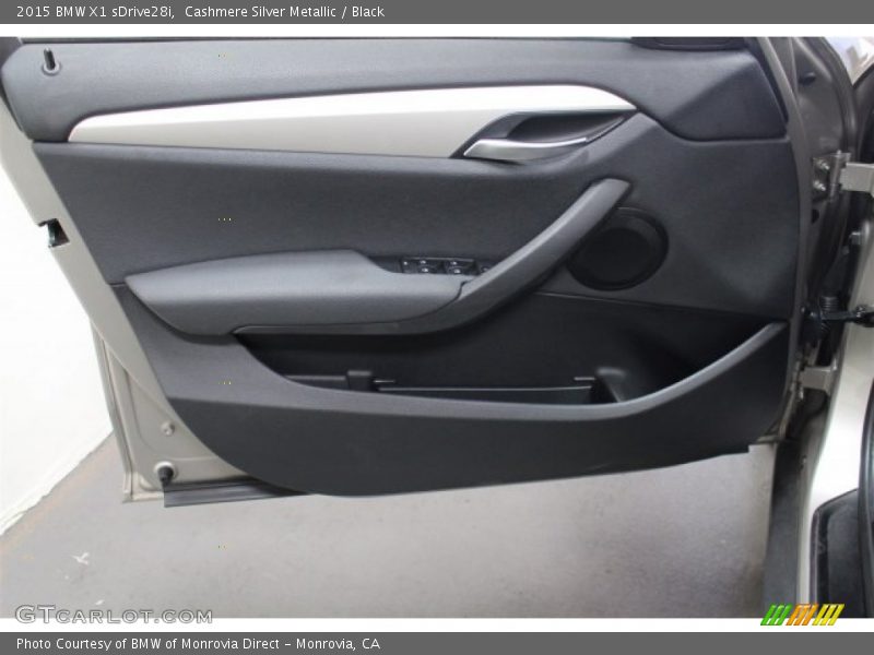 Cashmere Silver Metallic / Black 2015 BMW X1 sDrive28i