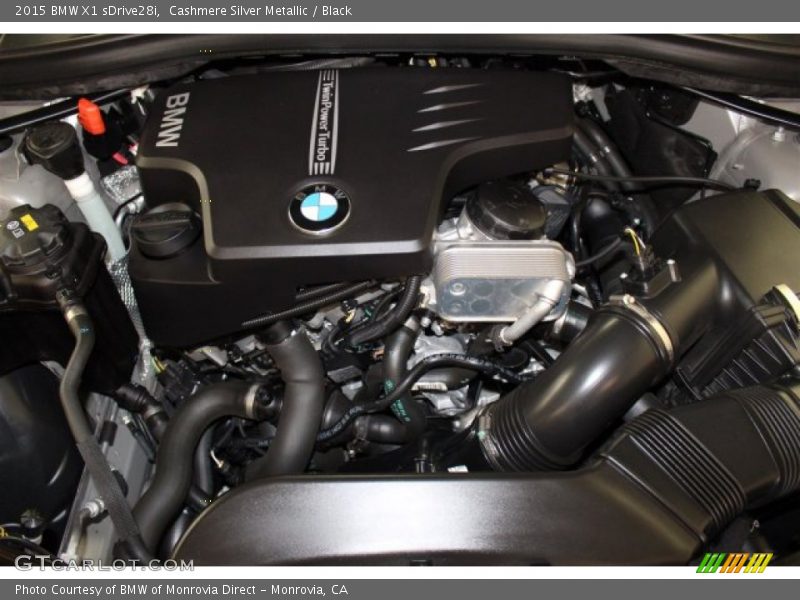 Cashmere Silver Metallic / Black 2015 BMW X1 sDrive28i