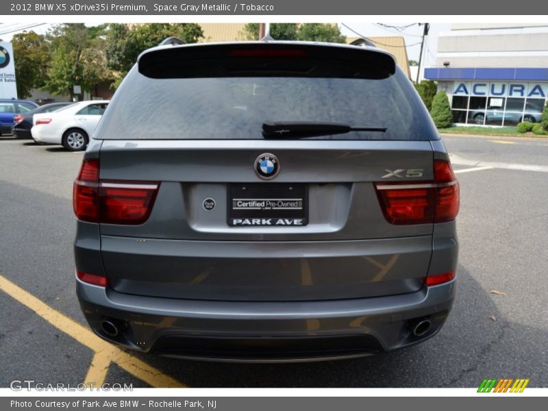 Space Gray Metallic / Tobacco 2012 BMW X5 xDrive35i Premium
