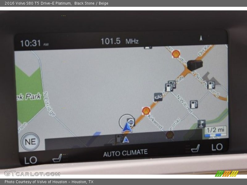 Navigation of 2016 S80 T5 Drive-E Platinum