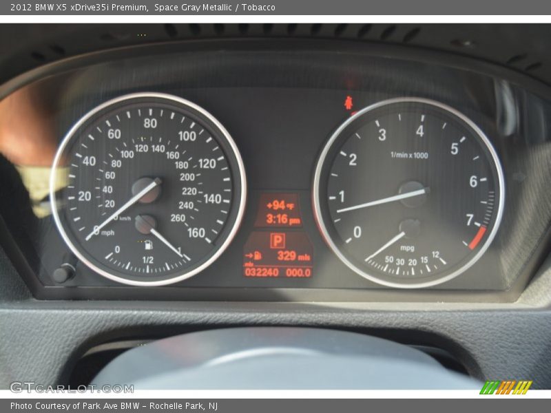 Space Gray Metallic / Tobacco 2012 BMW X5 xDrive35i Premium