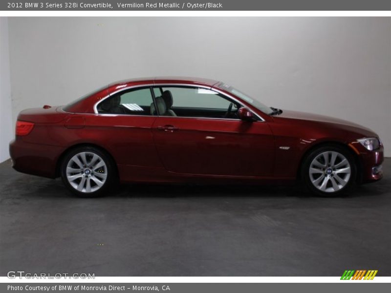 Vermilion Red Metallic / Oyster/Black 2012 BMW 3 Series 328i Convertible