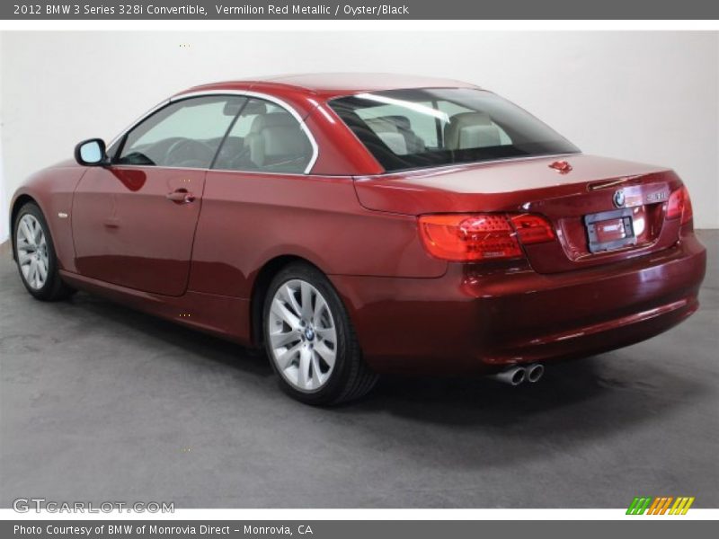 Vermilion Red Metallic / Oyster/Black 2012 BMW 3 Series 328i Convertible