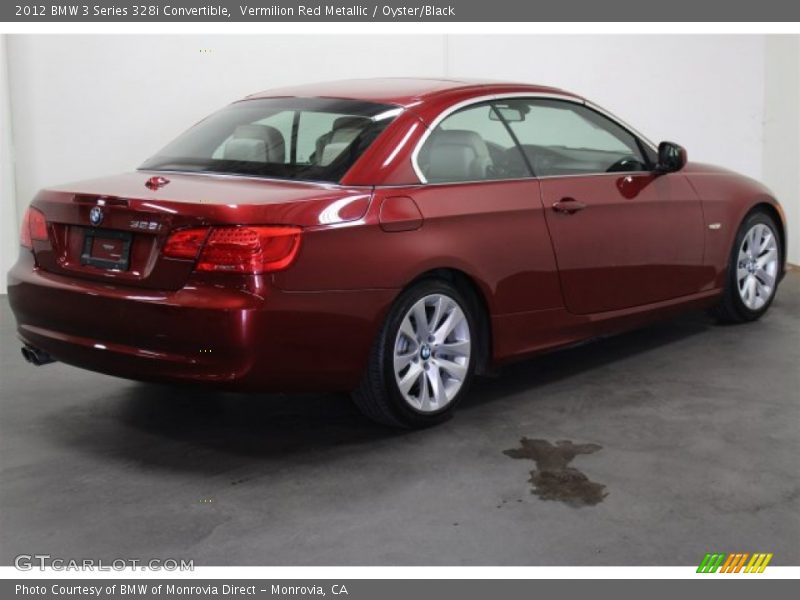 Vermilion Red Metallic / Oyster/Black 2012 BMW 3 Series 328i Convertible
