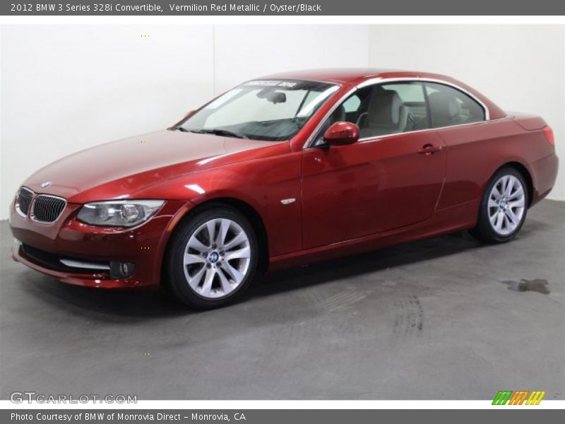 Vermilion Red Metallic / Oyster/Black 2012 BMW 3 Series 328i Convertible