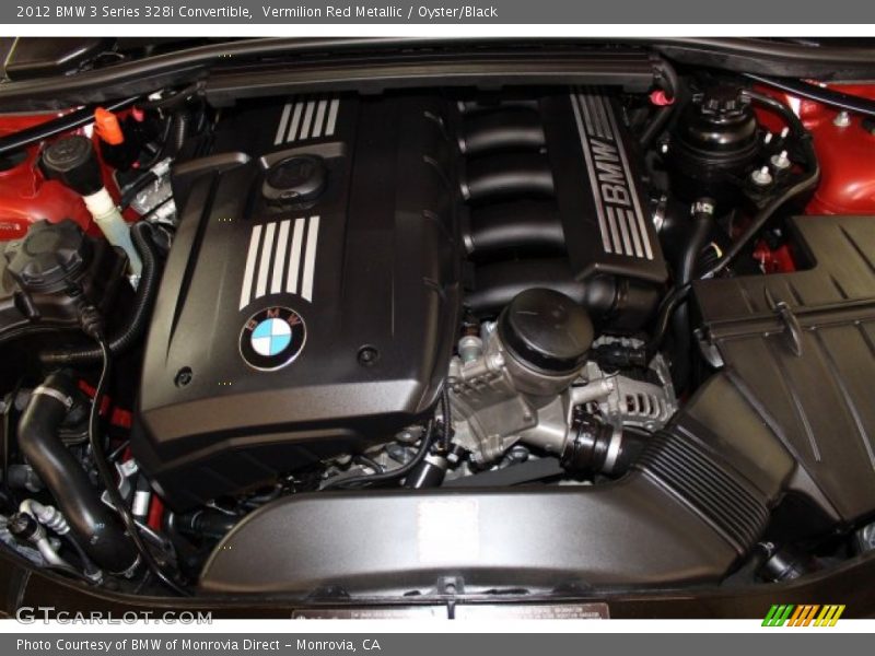 Vermilion Red Metallic / Oyster/Black 2012 BMW 3 Series 328i Convertible