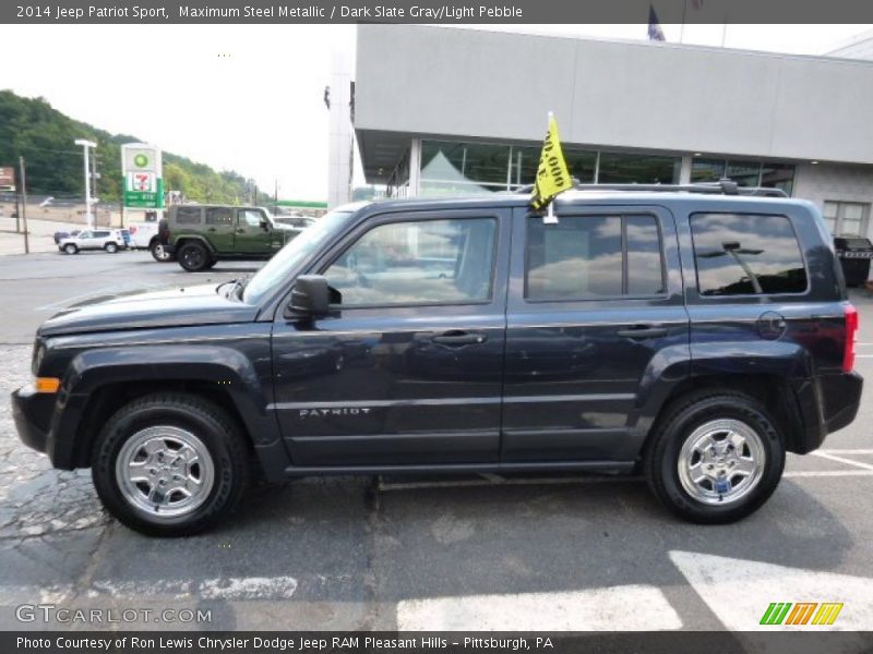Maximum Steel Metallic / Dark Slate Gray/Light Pebble 2014 Jeep Patriot Sport