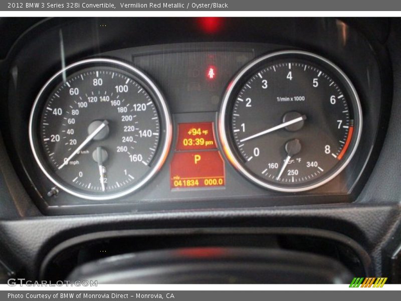 Vermilion Red Metallic / Oyster/Black 2012 BMW 3 Series 328i Convertible