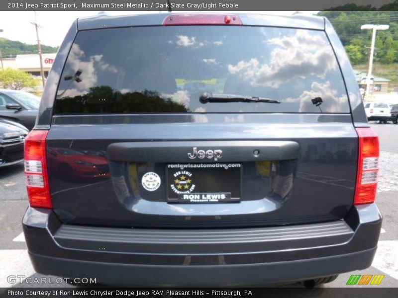 Maximum Steel Metallic / Dark Slate Gray/Light Pebble 2014 Jeep Patriot Sport