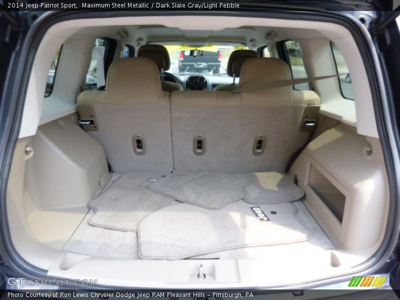 Maximum Steel Metallic / Dark Slate Gray/Light Pebble 2014 Jeep Patriot Sport