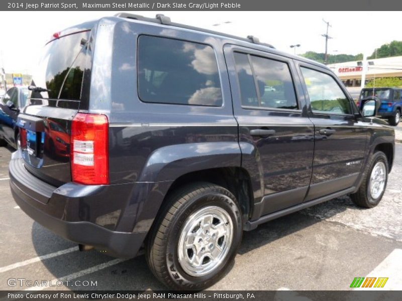 Maximum Steel Metallic / Dark Slate Gray/Light Pebble 2014 Jeep Patriot Sport