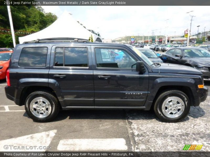 Maximum Steel Metallic / Dark Slate Gray/Light Pebble 2014 Jeep Patriot Sport