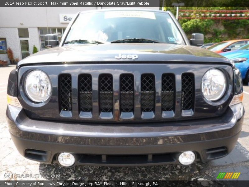 Maximum Steel Metallic / Dark Slate Gray/Light Pebble 2014 Jeep Patriot Sport