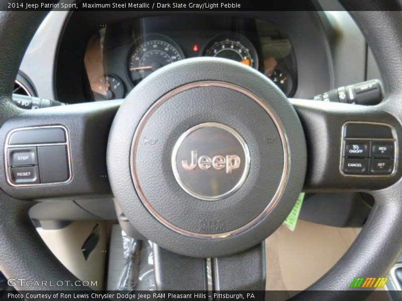 Maximum Steel Metallic / Dark Slate Gray/Light Pebble 2014 Jeep Patriot Sport
