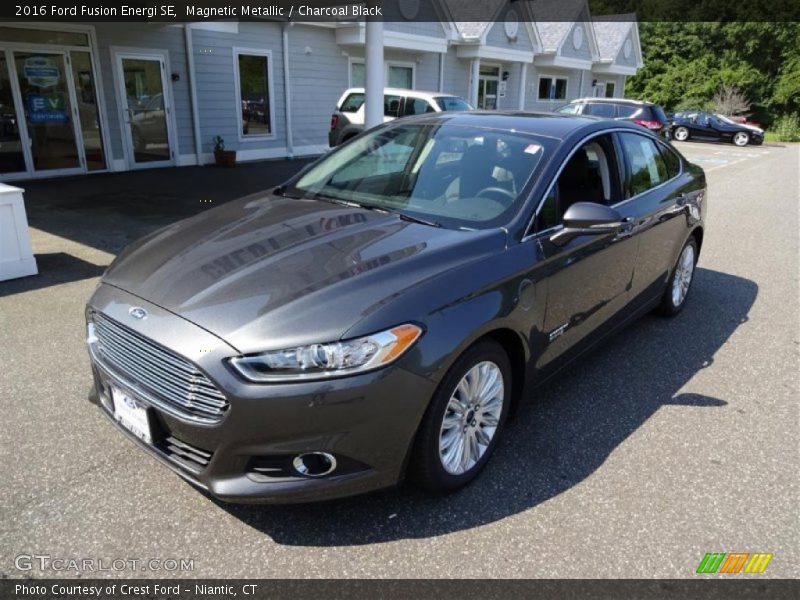 Magnetic Metallic / Charcoal Black 2016 Ford Fusion Energi SE