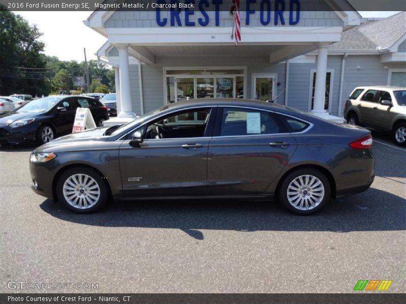 Magnetic Metallic / Charcoal Black 2016 Ford Fusion Energi SE