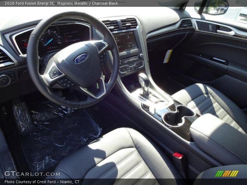 Magnetic Metallic / Charcoal Black 2016 Ford Fusion Energi SE