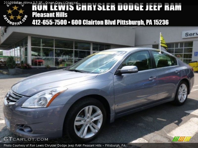 Ocean Gray / Charcoal 2012 Nissan Altima 3.5 SR