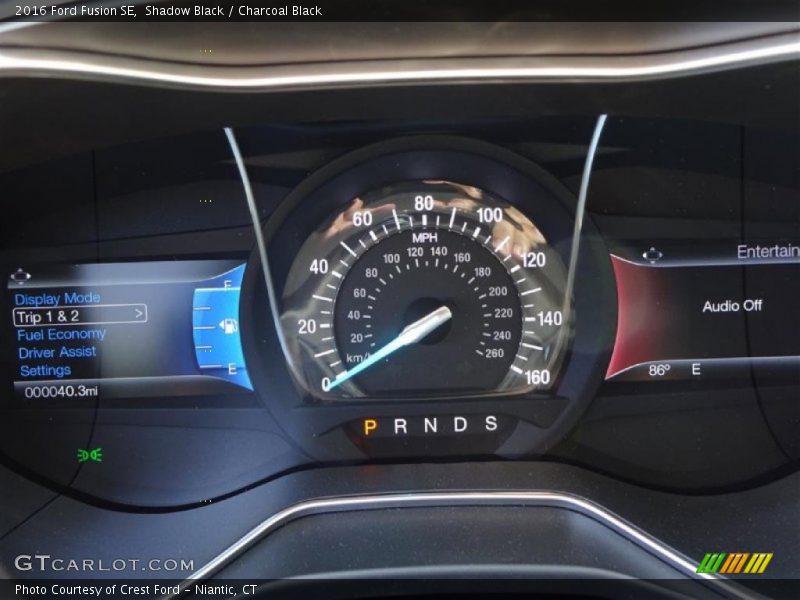 Shadow Black / Charcoal Black 2016 Ford Fusion SE