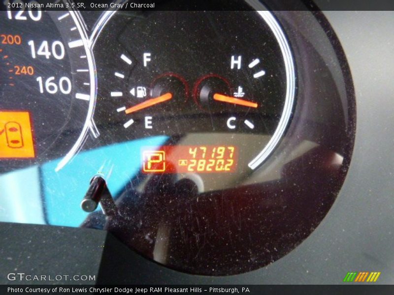 Ocean Gray / Charcoal 2012 Nissan Altima 3.5 SR