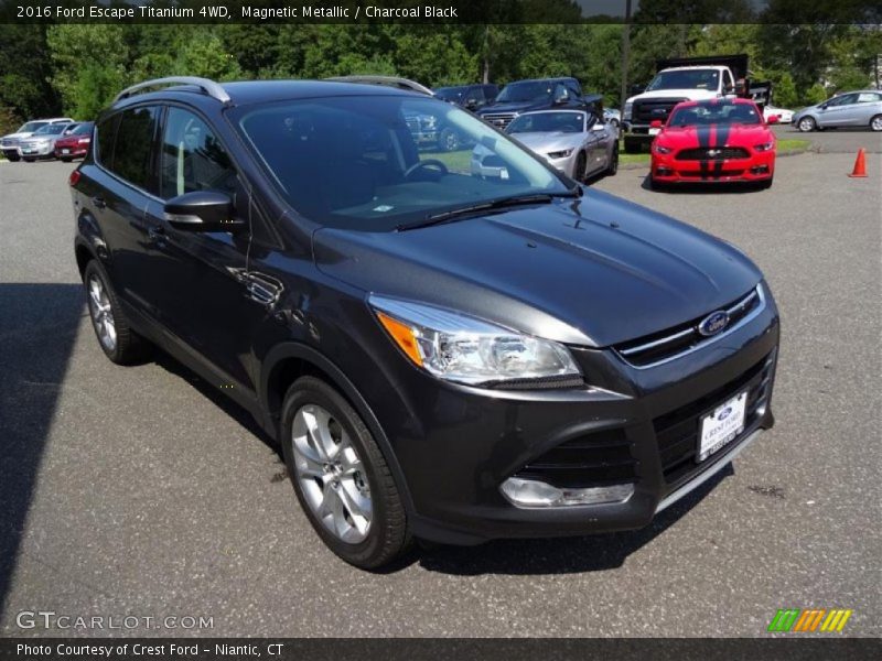 Magnetic Metallic / Charcoal Black 2016 Ford Escape Titanium 4WD