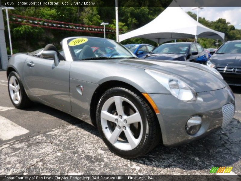 Cool Silver / Ebony 2006 Pontiac Solstice Roadster