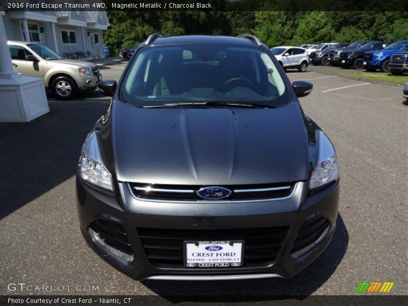 Magnetic Metallic / Charcoal Black 2016 Ford Escape Titanium 4WD